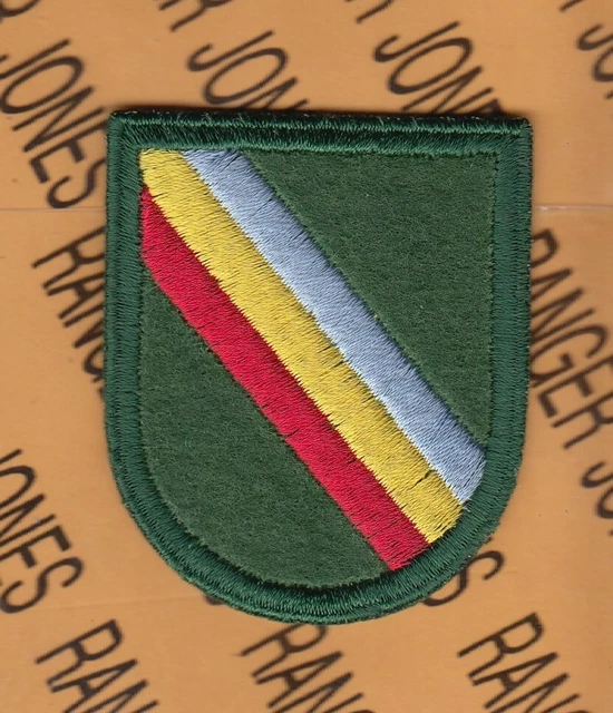 10TH SPECIAL FORCES Group Airborne SFGA TDY CHAD Beret Flash Patch C e 