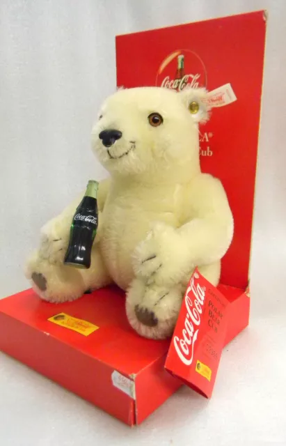 STEIFF EISBÄR Coca Cola Polar-Bear Teddy neuw. OVP Stofftier Plüschtier Sammler 2