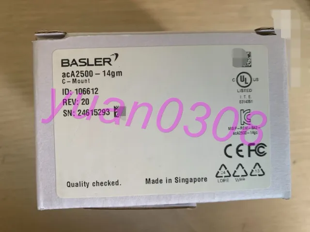 NEW BASLER acA2500-14gm Industrial Camera DHL Fast delivery