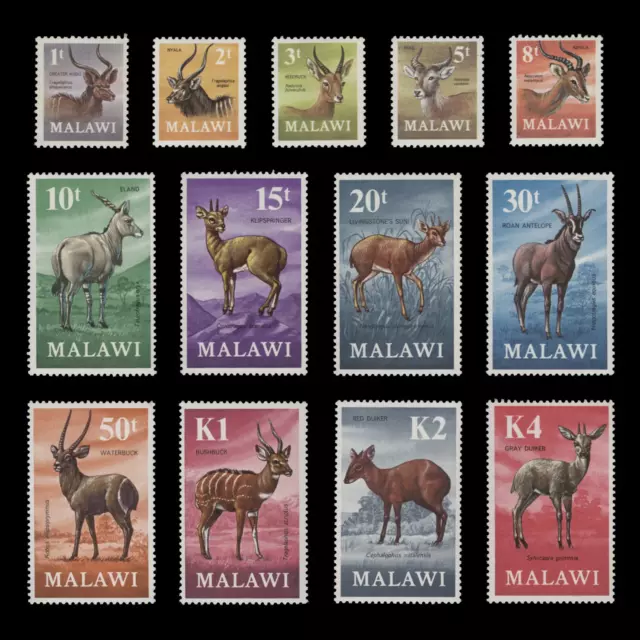 Malawi 1971 (MNH) Antelope Definitives