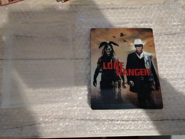 The Lone Ranger Blu Ray Steelbook Zavvi Disney