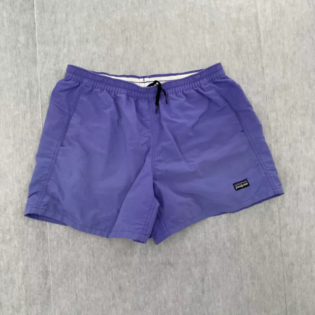 Patagonia Shorts Womens Medium Purple Baggies Board Hiking Drawstring Ladies M