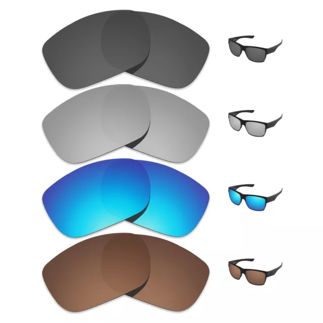 EYAR Polarized 4x Replacement Lenses for-Oakley TwoFace Sunglass Frame