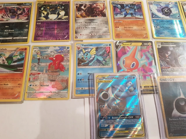 Pokémon Tcg 19 Card Bundle V,Holos,GX & Reverse Holo Rares