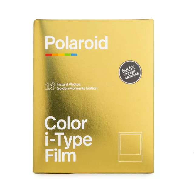 Polaroid I-Type Doppelpack Golden Moments Goldrahmen goldener Rahmen iType