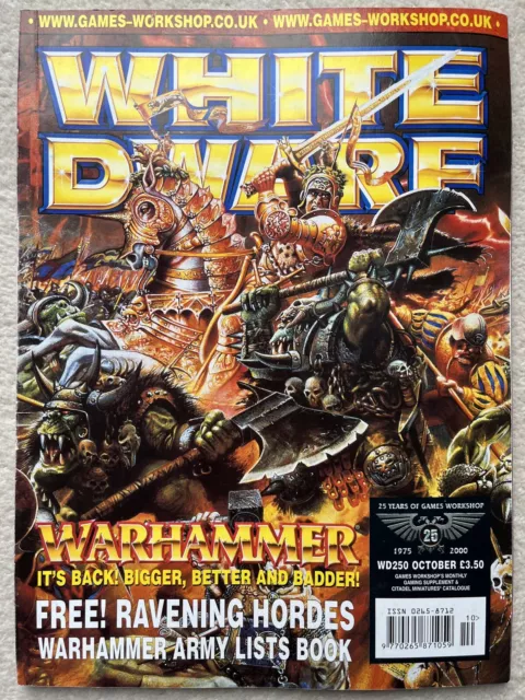 White Dwarf Magazine 250 Games Workshop October 2000