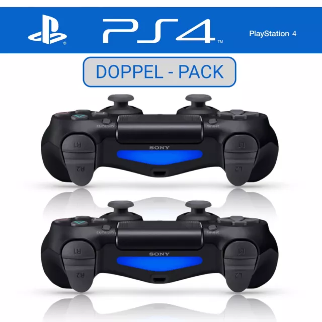 Due/2x PlayStation ORIGINALE Dualshock 4 PS4 controller wireless GamePad 3