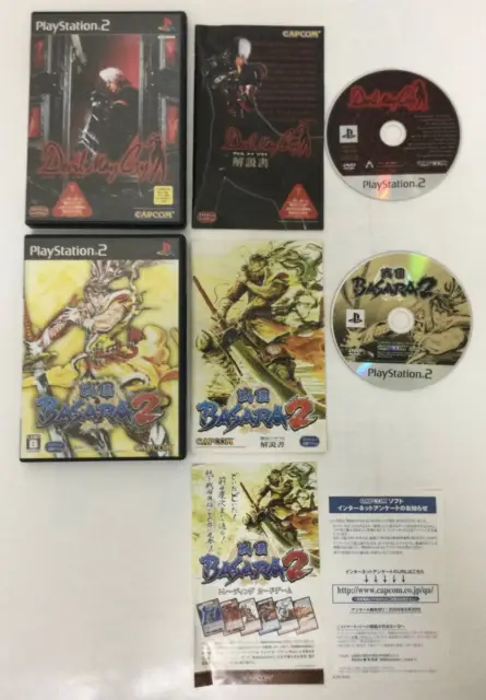 Sony Playstation 2 PS2 Devil May Cry Sengoku Bazara2 Set Japanese Ver