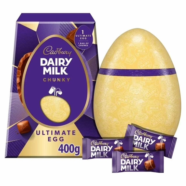 CADBURY DAIRY MILK Chunky Ultimate Egg 400g Extra Thick Chocolate