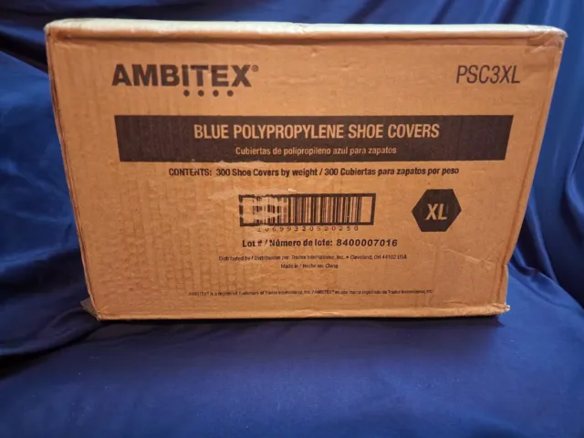 Ambitex Blue Polupropylene Shoe Covers PSC3XL