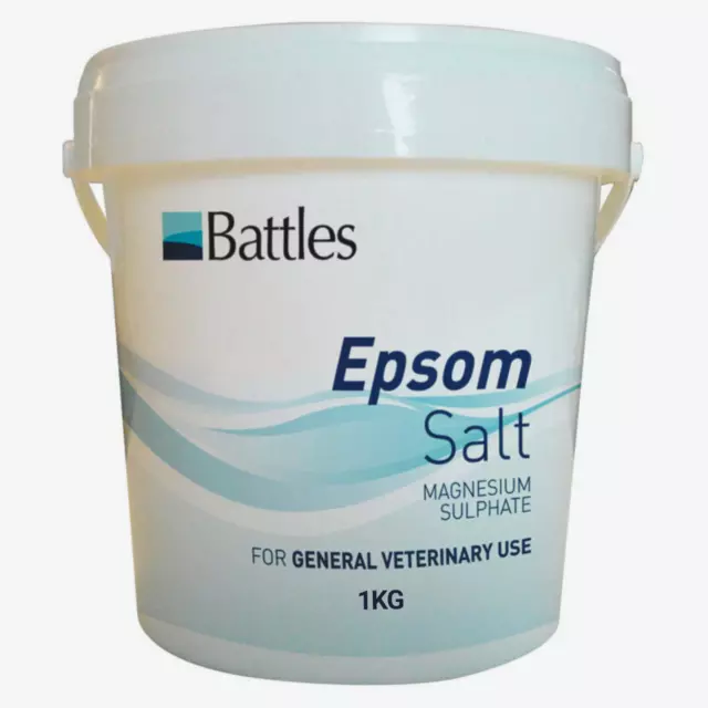 Epsom Salt for Animals Poultry Horses Chickens Livestock Battles 1kg