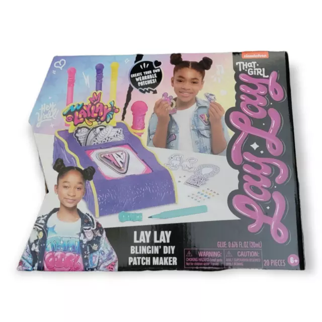 That Girl Lay Lay Blingin' DIY Patch Maker Activity Kit with 11in Work  Surface