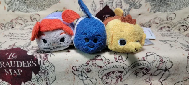 Disney Parks Tsum Tsum Finding Nemo  3.5" Mini Plush - Deb Darla Sheldon Lot