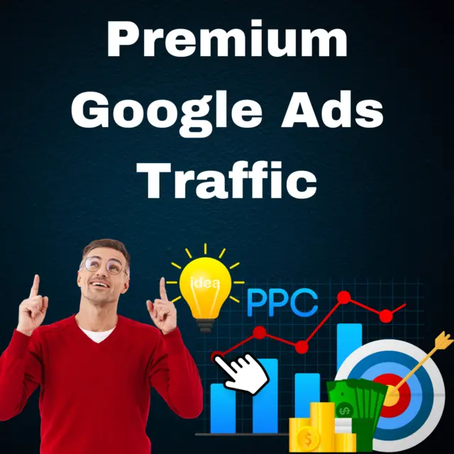 Premium Google Ads Service : 100-500 Estimated Organic Website Traffic