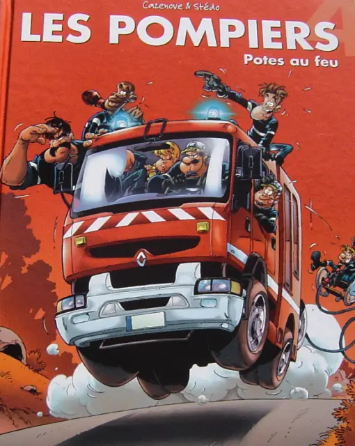 Bd Les Pompiers - Tome 4, Potes Au Feu / Stedo, Cazenove, Bamboo