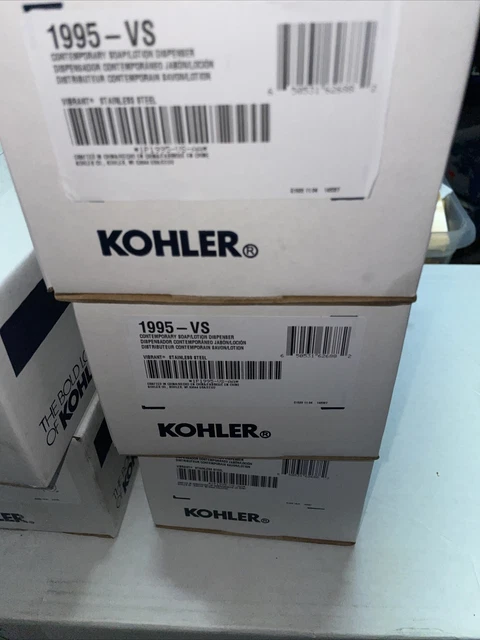 Dispensador de jabón/loción Kohler K-1995-VS con acabado de diseño contemporáneo vibrante...