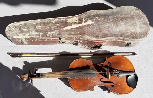 violon ancien a restaurer  achet et  boite