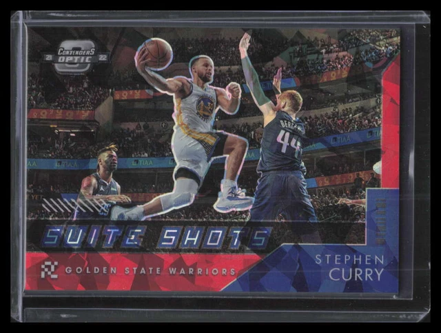 2021-22 Panini Contenders Optic Suite Shots Red Cracked Ice 14 Stephen Curry