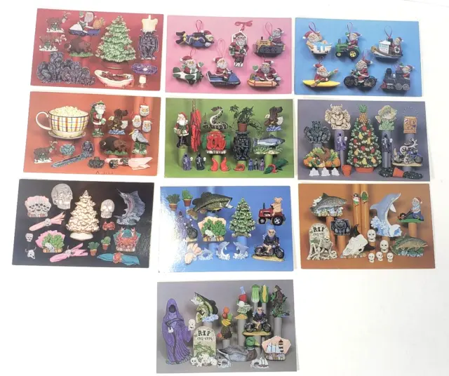 Lote de 10 postales de catálogo de moldes de cerámica moldes de Nowell 4 x 6 lotes #4