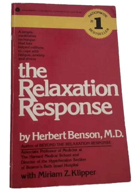 The Relaxation Response: MD Benson, Herbert Paperback Book