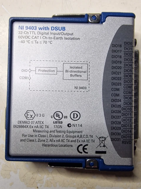 National Instrument  NI  9403 Digital I/O module
