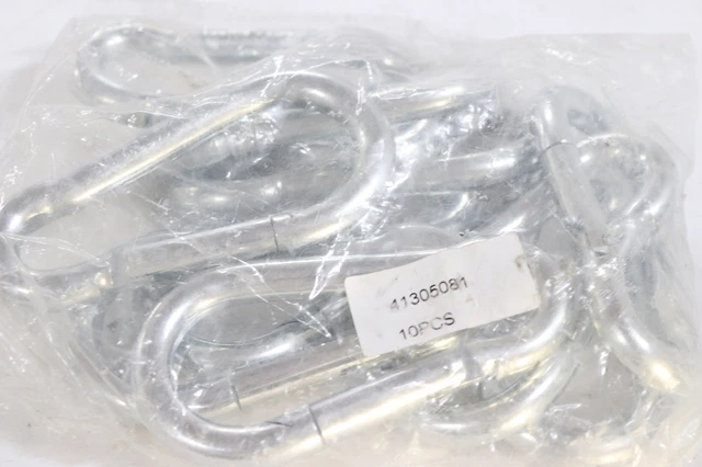 (10-Pk) Electro Spring Snap Link Galvanized 3/8" 41305081