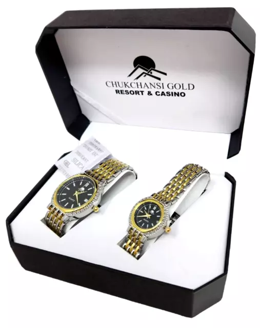Chukchansi Gold Casino Resort - His & Hers Quartz Wristwatch Box Set, California