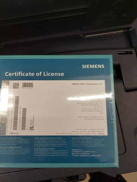 Siemens Step Safety Basic V17 lizenz TIA