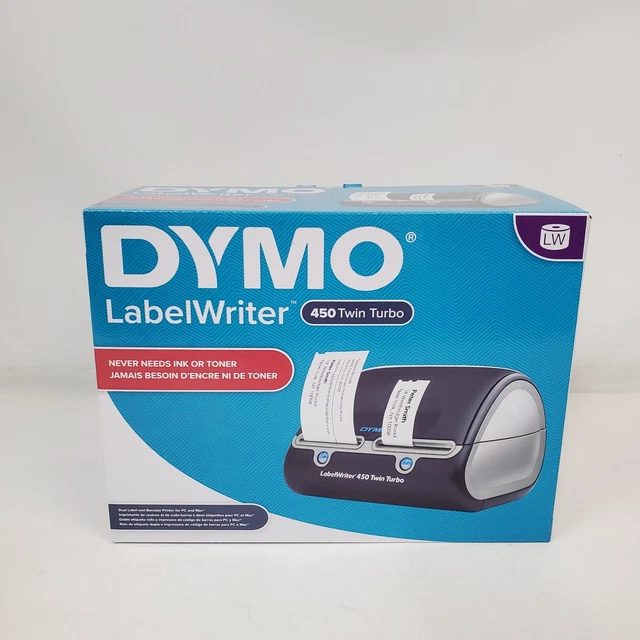 NEW DYMO LABELWRITER 450 Twin Turbo Direct Thermal Label Printer 349.