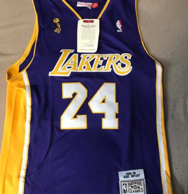 AUTENTICA MAGLIA DA basket NBA Kobe Bryant LA Lakers Mitchell