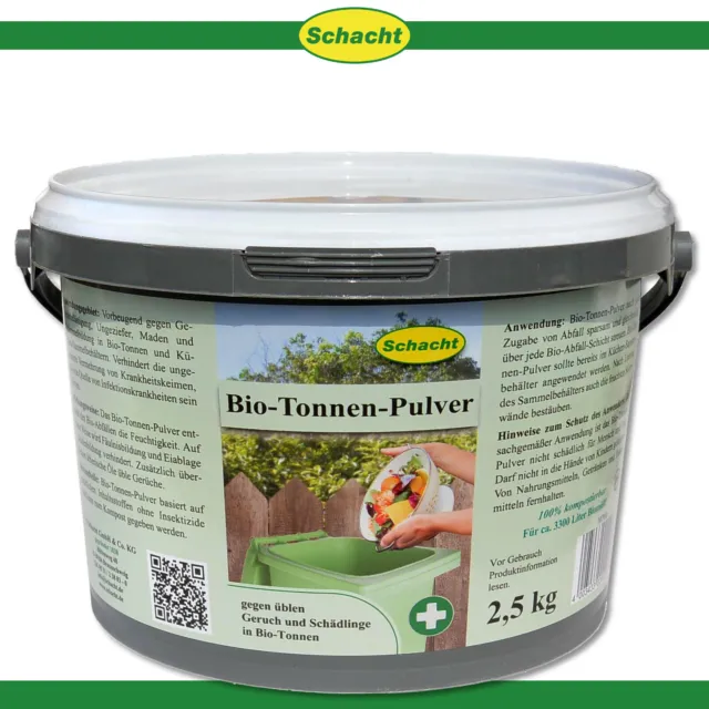 Pozo 2,5 kg Bio Toneladas Polvo Protección Control Gusanos Moscas Insectos
