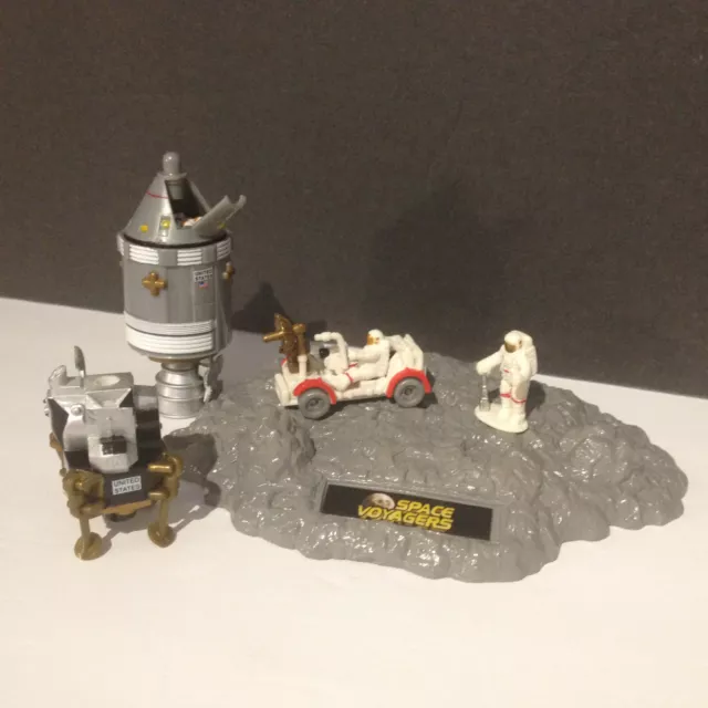 Space Voyagers Apollo Miniature Toy Set Lunar Roving Vehicle LEM Capsule ++