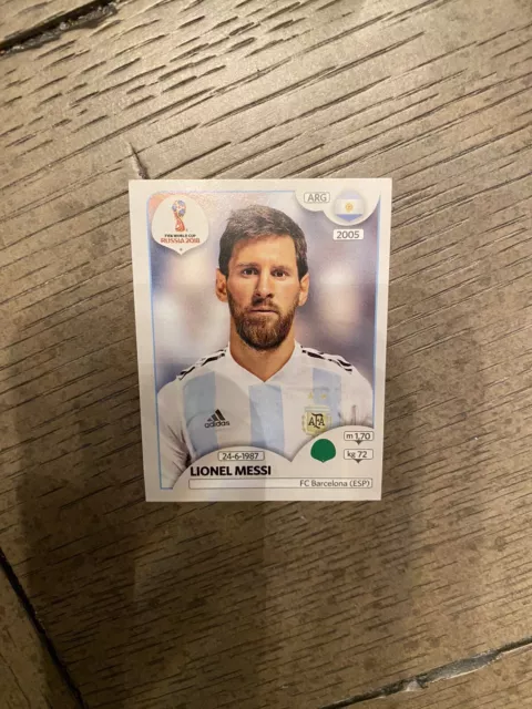 Panini sticker 2018 Russia World Cup FIFA  Lionel Messi 288