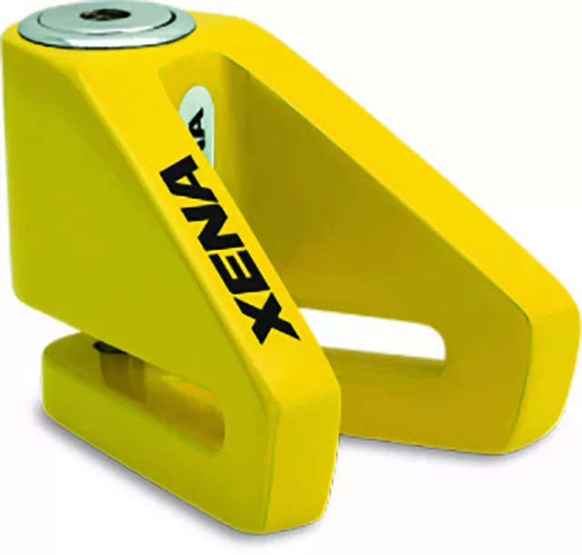 Xena X2Disc Lock - 14mm pin, yellow  Motorcycle, Scooters, e-Bikes