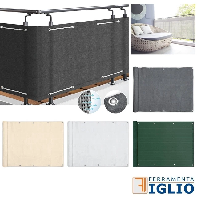 Rete Ombreggiante 1x10m | Telo Ombra 95% Marrone | Frangivista - Foto 4