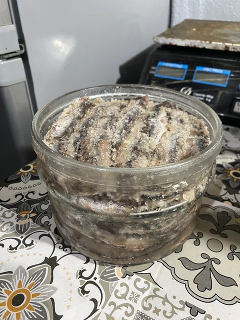 acciughe alici salate Italia Sicilia sotto sale salamoia Artigianale Da 5kg