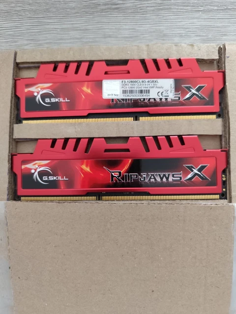Mémoire RAM G.Skill Ripjaws X DDR3 1600 PC3-12800 16 Go 2x8 Go CL9