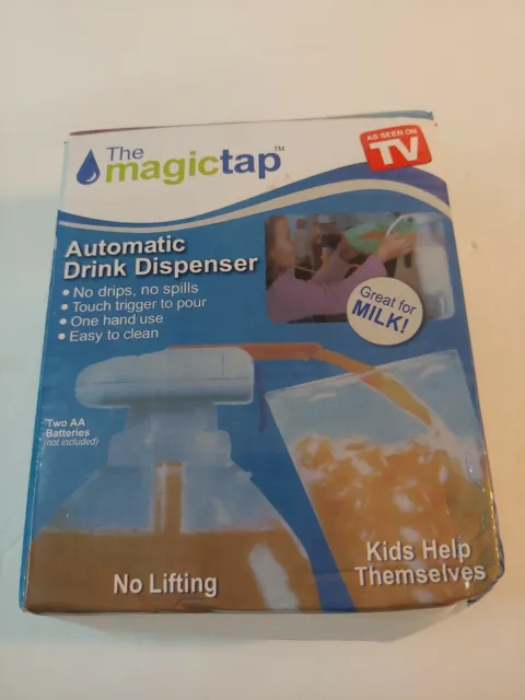 New The Magic Tap-Automatic Drink Dispenser-Great For Kids, No Drips Or Spills