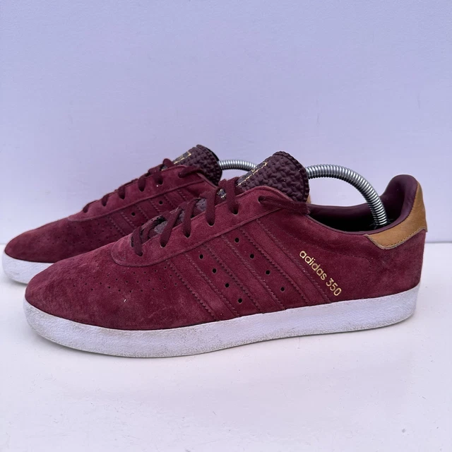 ADIDAS 350 TRAINERS Burgundy UK9 19.76 PicClick UK