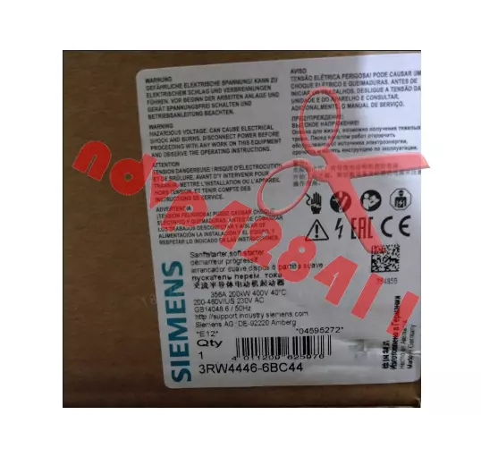 1PCS NEW Siemens soft starter 3RW4446-6BC44