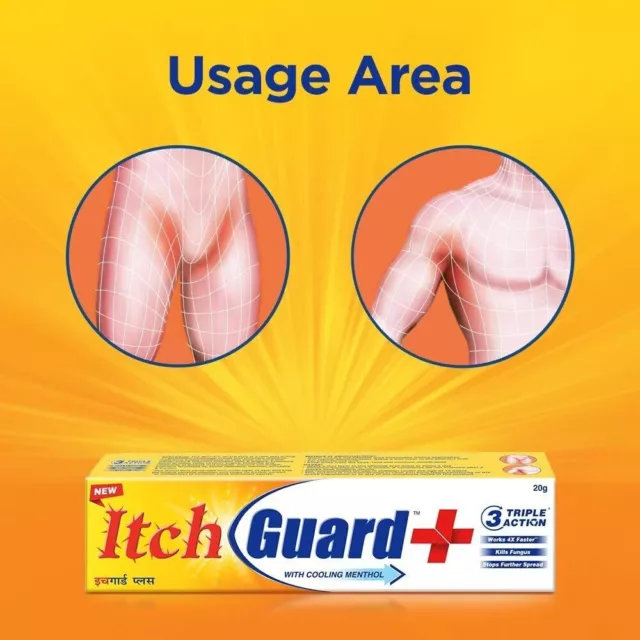 Crème Itch Guard Plus - 20g (Pack de 2) pour traiter les infections... 3