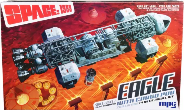 Eagle Spacecraft and Cargo Pod 2nd Ed. Space 1999 1:48 Skill 2 Model Kit by MPC