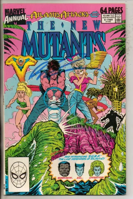 *** Marvel Comics New Mutants Annual #5 1St Rob Liefeld Vf ***