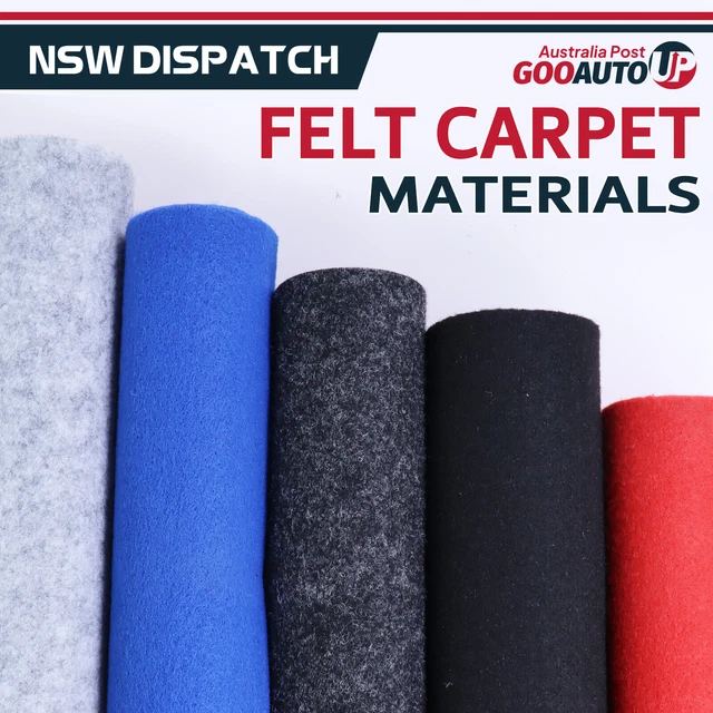 AUTOMOTIVE GRADE FELT Fabric Carpet Underfelt Van Lining Marine Deck