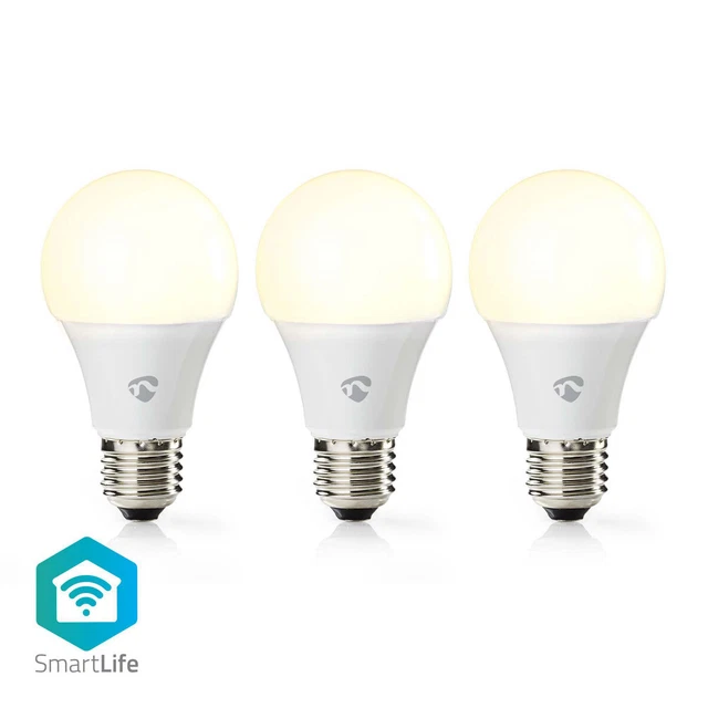 3x SmartLife wi-fi LED Glühbirne E27 800 lm 9 W Warmweiss tuya alexa google home