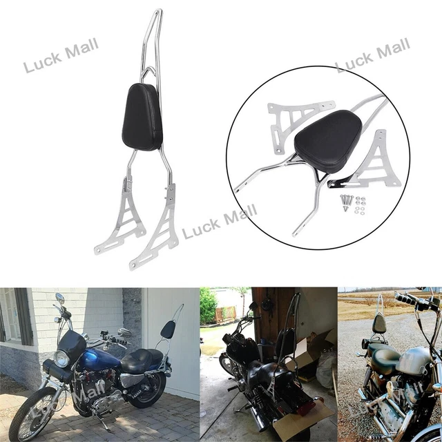 Sissy Bar Backrest Pad For Suzuki GZ250 Boulevard C50 C90 M50 M90 M109R S40 S50