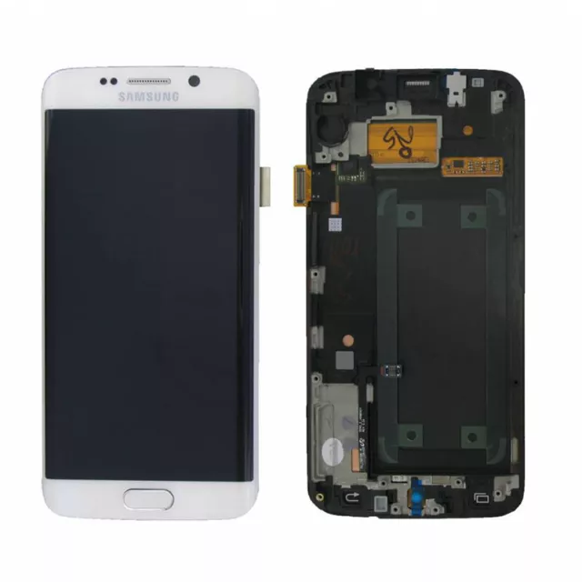 Original Samsung G925F Galaxy S6 Edge LCD Bildschirm Digitister - UK Verkäufer, kostenlose D...