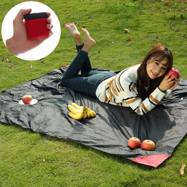 Tappetino da campeggio tasca coperta da viaggio spiaggia esterna picnic impermeabile antisabbia