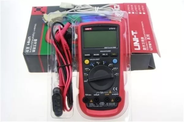 1Pcs Modern Digital Multimeter Uni-T UT61C Ac Dc gb