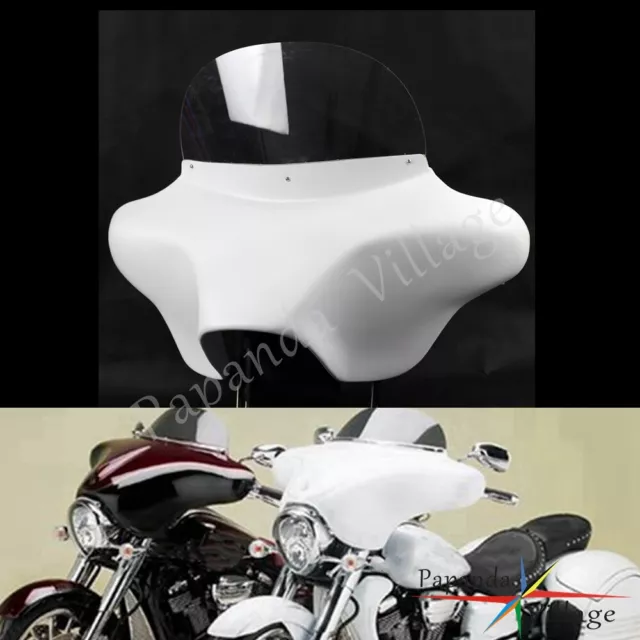 Batwing Headlight Fairing 6x9 Speakers Stereo Fits Harley Road King FLHRC